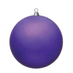 Vickerman N594066DMV 15.75" Purple Matte Ball Ornament