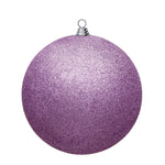 Vickerman N594069DG 15.75" Orchid Glitter Ball Christmas Ornament