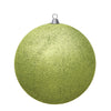 Vickerman N594073DG 15.75" Lime Glitter Ball Ornament