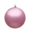 Vickerman N594079DSV 15.75" Pink Shiny Uv Treated Ball Ornament.