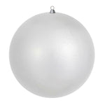 Vickerman N594507CV 20" Giant Silver Ornament. Made With Shatterproof Plastic Which Is Resistant To Breaking.