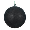 Vickerman N590617DG 2.4" Black Glitter Ball Ornament 24 Per Bag