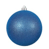 Vickerman N592002DG 8" Blue Glitter Ball Ornament
