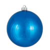Vickerman N592502DSV 10" Blue Shiny Ball Ornament