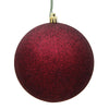 Vickerman N592565DG 10" Burgundy Glitter Ball Ornament