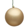 Vickerman N593080DCV 12" Cafe Latte Candy Ball Ornament