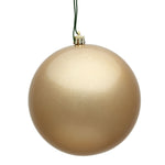 Vickerman N593080DCV 12" Cafe Latte Candy Ball Ornament