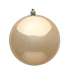 Vickerman N592580DSV 10" Cafe Latte Shiny Ball Ornament