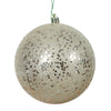 Vickerman N592538DQ 10" Champagne Sequin Ball Ornament