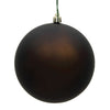 Vickerman N592575DMV 10" Chocolate Matte Ball Ornament