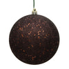 Vickerman N592575DQ 10" Chocolate Sequin Ball Ornament