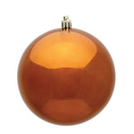 Vickerman N593088DSV 12" Copper Shiny Ball Ornament