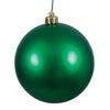 Vickerman N591224DMV 4.75" Emerald Matte Ball Ornament 4 Per Bag