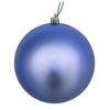 Vickerman N592029DSV 8" Periwinkle Shiny Ball Ornament