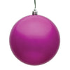 Vickerman N593070DCV 12" Fuchsia Candy Ball Ornament
