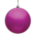 Vickerman N593070DCV 12" Fuchsia Candy Ball Ornament