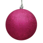 Vickerman N591270DQ 4.75" Fuchsia Sequin Ball Ornament 4 Per Bag