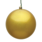 Vickerman N592008DCV 8" Gold Candy Ball Ornament