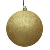 Vickerman N590708DG 2.75" Gold Glitter Ball Ornament 12 Per Bag