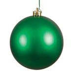 Vickerman N593004DMV 12" Green Matte Ball Ornament