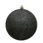 Vickerman N592084DQ 8" Gunmetal Sequin Ball Ornament