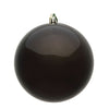 Vickerman N592584DSV 10" Gunmetal Shiny Ball Ornament
