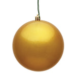 Vickerman N593037DCV 12" Honey Gold Candy Ball Ornament