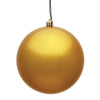 Vickerman N592537DCV 10" Honey Gold Candy Ball Ornament