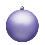 Vickerman N591286DMV 4.75" Lavender Matte Ball Ornament 4 Per Bag