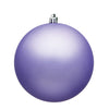 Vickerman N591586DMV 6" Lavender Matte Ball Ornament 4 Per Bag
