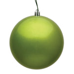 Vickerman N591573DCV 6" Lime Candy Ball Ornament 4 Per Bag