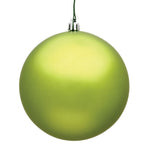 Vickerman N592573DMV 10" Lime Matte Ball Ornament