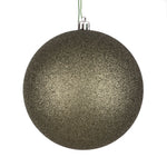 Vickerman N591225DG 4.75" Limestone Glitter Ball Drill 4/Bag