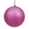 Vickerman N591245DCV 4.75" Mauve Candy Ball Ornament 4 Per Bag
