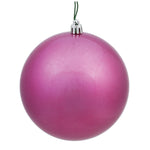 Vickerman N591245DCV 4.75" Mauve Candy Ball Ornament 4 Per Bag