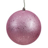 Vickerman N592045DQ 8" Mauve Sequin Finish Ball Ornament.