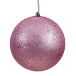 Vickerman N593045DQ 12" Mauve Sequin Ball Ornament