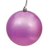 Vickerman N592545DSV 10" Mauve Shiny Ball Ornament
