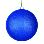 Vickerman N591531DQ 6" Midnight Blue Sequin Ball Ornament 4 Per Bag