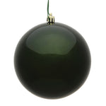Vickerman N592564DCV 10" Moss Green Candy Ball Ornament
