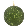 Vickerman N591264DQ 4.75" Moss Green Sequin Ball Ornament 4 Per Bag