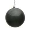 Vickerman N593087DCV 12" Pewter Candy Ball Ornament