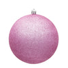 Vickerman N592079DG 8" Pink Glitter Ball Ornament
