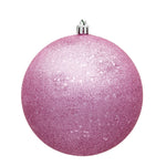 Vickerman N591079DQ 4" Pink Sequin Ball Ornament 6 Per Bag