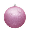 Vickerman N591279DQ 4.75" Pink Sequin Ball Ornament 4 Per Bag