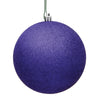 Vickerman N592066DG 8" Purple Glitter Ball Ornament