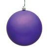 Vickerman N592066DMV 8" Purple Matte Ball Ornament