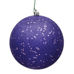 Vickerman N591566DQ 6" Purple Sequin Ball Ornament 4 Per Bag