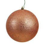 Vickerman N592058DQ 8" Rose Gold Sequin Ball Ornament