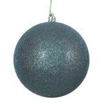 Vickerman N590662DG 2.4" Sea Blue Glitter Ball Ornament 24 Per Bag